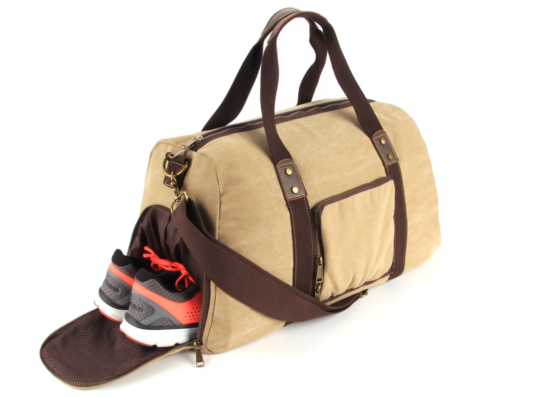 Duffel Bag with Shoes Compartment